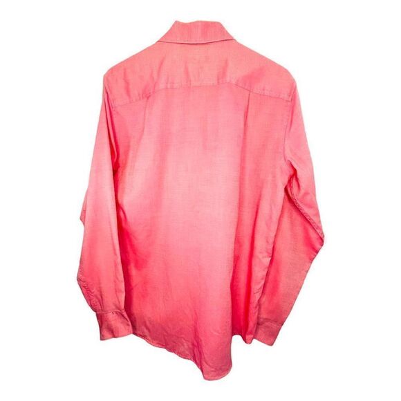 NWOT Tasso Elba Pink Collared Long Sleeve Dress Shirt Size Small - Picture 2 of 5